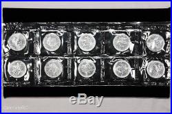 Sealed Set of Ten Uncirculated 1997 Canada $5 Silver Maple Leaf Coins