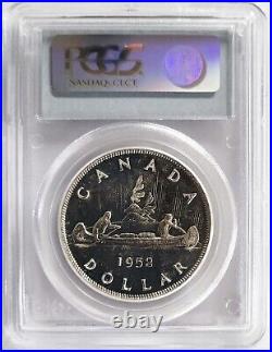 Silver 1952 Canada $1 Dollar PCGS MS63 Choice Unc Coin