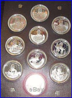 Sterling Silver Medal The Great Explorers Of Canada 50 Pieces 2100 Grams