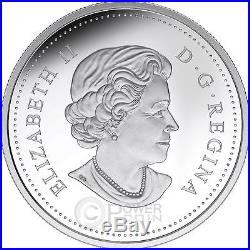 THE UNIVERSE Borosilicate Glass Glow In The Dark Silver Coin 20$ Canada 2016