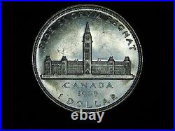 Vintage Coin 1939 Canada Canadian Uncirculated Silver Dollar