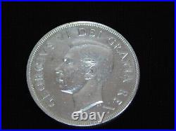 Vintage Coin 1949 Canada Canadian Uncirculated Silver Dollar