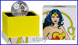 WONDER WOMAN. 999 silver coin 1oz proof 2016 Canada $20 coin withbox & COA